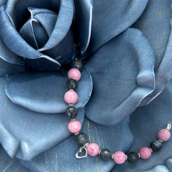 Silver Heart Hand Made Bracelet by Anwen - Picture 10 of 16